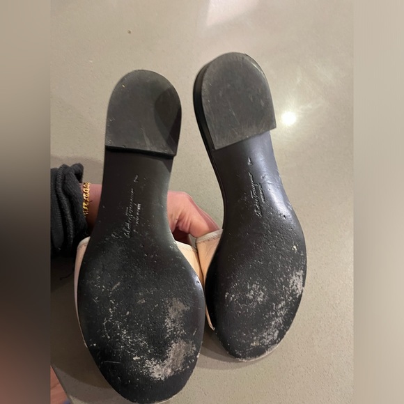 SALVATORE FERRAGAMO RHODES GANCINI LOGO SANDALS - Picture 7 of 10